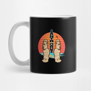 Santa Cruz California Maori Statue Mug